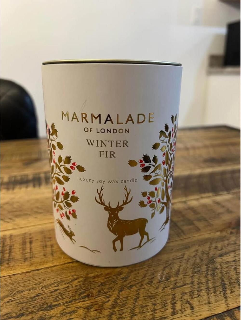 Soy Wax Candle Marmalade of London Winter Fir